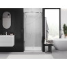 Mexen Exo-B Duo portes de douche doubles pivotantes 80 cm, transparentes, chromées - 814-080-000-01-00