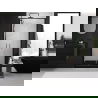 Mexen Exo portes de douche doubles battantes 70 cm, transparentes, noires - 814-070-000-70-00