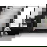 Mexen Exo porte de douche battante 150 cm, transparent, noir - 819-150-000-70-00