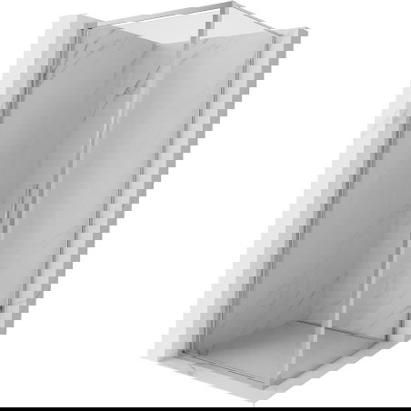 Mexen Exo cabine de douche pivotante 70 x 70 cm, transparente, chrome - 817-070-070-01-00