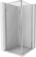 Mexen Exo-B cabine de douche pivotante 70 x 70 cm, transparent, chrome - 817-070-070-01-00