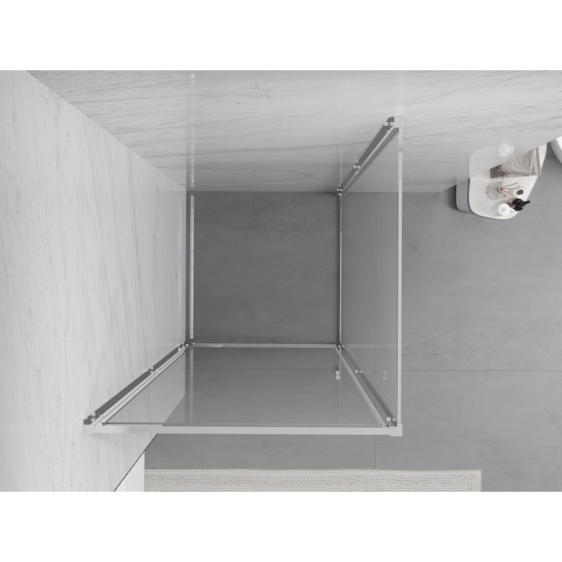 Mexen Exo-B cabine de douche pivotante 70 x 70 cm, transparent, chrome - 817-070-070-01-00