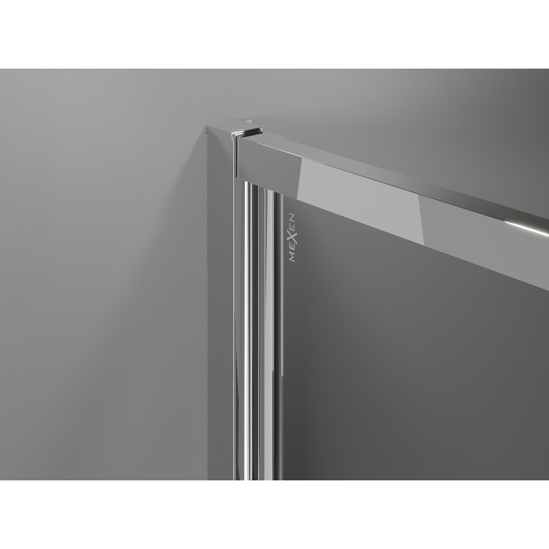 Mexen Exo-B cabine de douche pivotante 70 x 70 cm, transparent, chrome - 817-070-070-01-00