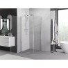 Mexen Exo-B cabine de douche pivotante 80 x 80 cm, transparent, chrome - 817-080-080-01-00