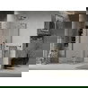 Mexen Lima cabine de douche pliante 100 x 100 cm, transparent, noir - 856-100-100-70-00