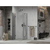 Mexen Lima cabine de douche pliante 100 x 100 cm, transparente, noire - 856-100-100-70-00