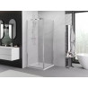 Mexen Exo-B cabine de douche pivotante 100 x 100 cm, transparent, chrome - 817-100-100-01-00