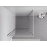 Mexen Exo-B cabine de douche pivotante 100 x 100 cm, transparent, chrome - 817-100-100-01-00