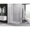 Mexen Exo-B cabine de douche pivotante 75 x 70 cm, transparente, chromée - 817-075-070-01-00