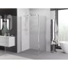 Mexen Exo-B cabine de douche pivotante 75 x 70 cm, transparente, chromée - 817-075-070-01-00