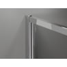 Mexen Exo-B cabine de douche pivotante 75 x 70 cm, transparente, chromée - 817-075-070-01-00