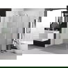 Cabine de douche battante Mexen Exo 85 x 70 cm, transparent, chrome - 817-085-070-01-00