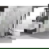 Mexen Exo cabine de douche à battant 100 x 70 cm, transparent, chrome - 817-100-070-01-00