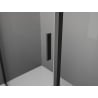 Mexen Exo porte de douche coulissante 135 cm, transparent, noir - 8151-135-000-70-00