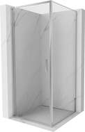 Cabine de douche pivotante Mexen Exo 85 x 85 cm, transparent, chrome - 817-085-085-01-00