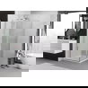 Cabine de douche pivotante Mexen Exo 85 x 85 cm, transparent, chrome - 817-085-085-01-00