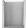 Mexen Exo-S Duo portes de douche doubles coulissantes 130 cm, transparent, chrome - 8152-130-000-01-00