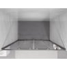 Mexen Exo-S Duo portes de douche doubles coulissantes 150 cm, transparentes, chromées - 8152-150-000-01-00
