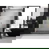 Mexen Exo portes de douche doubles coulissantes 140 cm, transparentes, noires - 8152-140-000-70-00