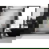 Mexen Exo portes de douche doubles coulissantes 140 cm, transparentes, noires - 8152-140-000-70-00