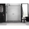 Mexen Exo porte de douche double coulissante 170 cm, transparent, noir - 8152-170-000-70-00