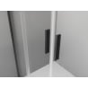 Mexen Exo portes de douche doubles coulissantes 170 cm, transparentes, noires - 8152-170-000-70-00