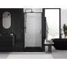 Mexen Exo-BR porte de douche pivotante 65 cm, transparente, noire - 8181-065-000-70-00