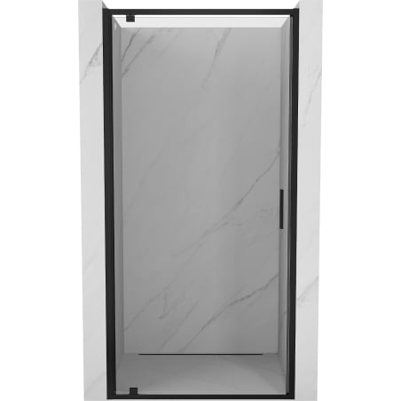 Mexen Exo porte de douche battante 75 cm, transparent, noir - 8181-075-000-70-00