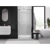 Mexen Exo-BR Duo portes de douche doubles pivotantes 90 cm, transparentes, chromées - 8182-090-000-01-00