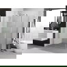 Mexen Exo cabine de douche pivotante 135 x 70 cm, transparent, chrome - 819-135-070-01-00