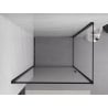Mexen Exo cabine de douche pivotante 85 x 75 cm, transparent, noir - 817-085-075-70-00