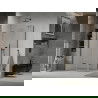 Mexen Lima cabine de douche pliante 100 x 70 cm, transparent, noir - 856-100-070-70-00
