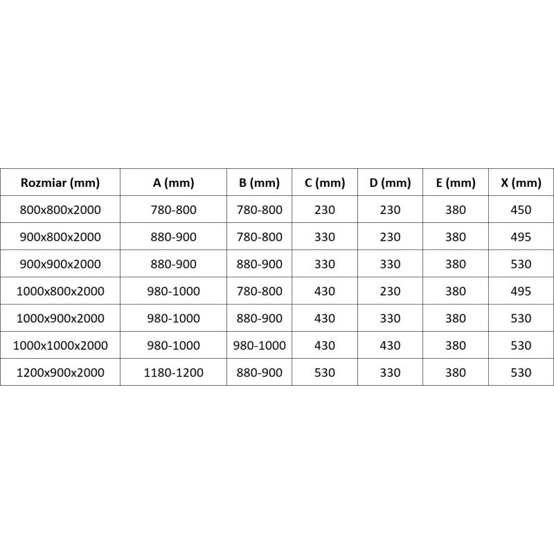 Mexen Exo cabine de douche semi-circulaire asymétrique coulissante 100 x 90 cm, transparent, noir - 8132-100-090-70-00