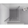 Mexen Exo-S cabine de douche coulissante 90 x 90 cm, transparent, chrome - 8151-090-090-01-00