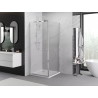 Mexen Exo-S cabine de douche coulissante 100 x 100 cm, transparent, chrome - 8151-100-100-01-00