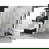 Cabine de douche coulissante Mexen Exo 100 x 100 cm, transparent, chrome - 8151-100-100-01-00