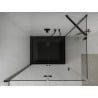 Mexen Lima cabine de douche pliante 100 x 90 cm, transparent, noir + receveur plat, noir - 856-100-090-70-00-4070B