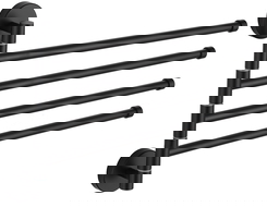Mexen porte-serviettes pivotant quadruple, noir - 7039244-70