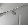 Mexen Exo-R cabine de douche pivotante 100 x 85 cm, transparent, chrome - 819-100-085-01-00