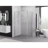 Mexen Exo cabine de douche pivotante 100 x 85 cm, transparent, chrome - 819-100-085-01-00