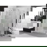 Cabine de douche à battant Mexen Exo 140 x 85 cm, transparent, chrome - 819-140-085-01-00