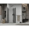 Mexen Lima Duo cabine de douche pliante 90 x 90 cm, transparente, noire - 856-090-090-70-00-02