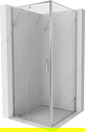 Mexen Exo cabine de douche pivotante 95 x 95 cm, transparent, chromé - 819-095-095-01-00