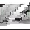 Mexen Exo cabine de douche pivotante 95 x 95 cm, transparent, chromé - 819-095-095-01-00
