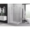 Mexen Exo cabine de douche battante 105 x 100 cm, transparent, chrome - 819-105-100-01-00