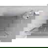 Cabine de douche battante Mexen Exo 140 x 100 cm, transparent, chrome - 819-140-100-01-00