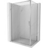 Mexen Exo-S cabine de douche coulissante 130 x 70 cm, transparent, chrome - 8151-130-070-01-00