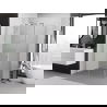 Mexen Exo cabine de douche coulissante 155 x 70 cm, transparent, chromé - 8151-155-070-01-00