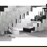 Mexen Exo cabine de douche coulissante 155 x 70 cm, transparent, chromé - 8151-155-070-01-00