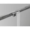 Mexen Exo-S cabine de douche coulissante 155 x 70 cm, transparent, chrome - 8151-155-070-01-00